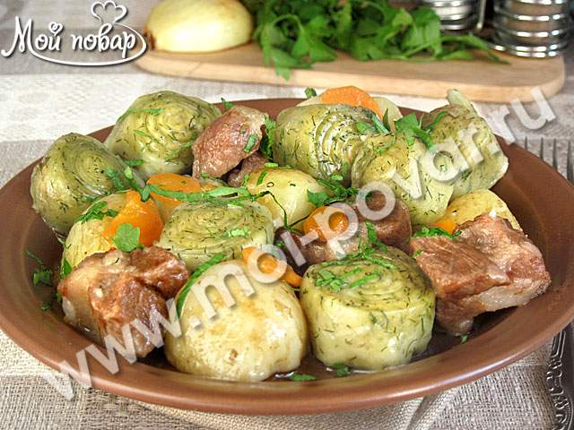 Рецепт: Штрудели с мясом и картофелем | в мультиварке