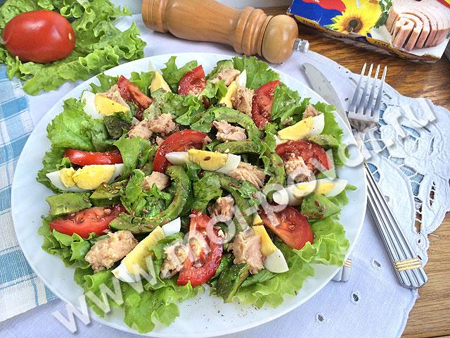 Карпаччо-салат из свежего тунца – кулинарный рецепт