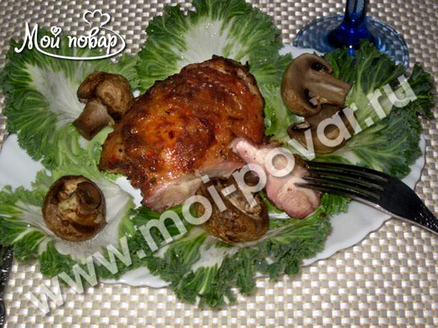 ПП Куриное филе с карри и розмарином на сковороде гриль
