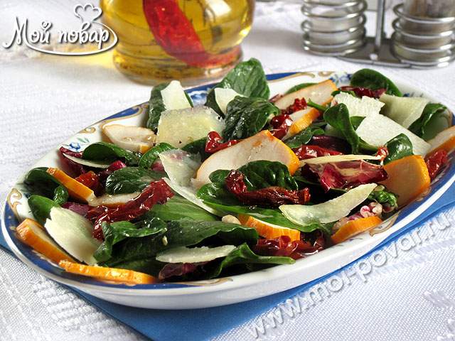Быстрый салат с копчёной курицей и помидорами черри — пошаговый рецепт с фото