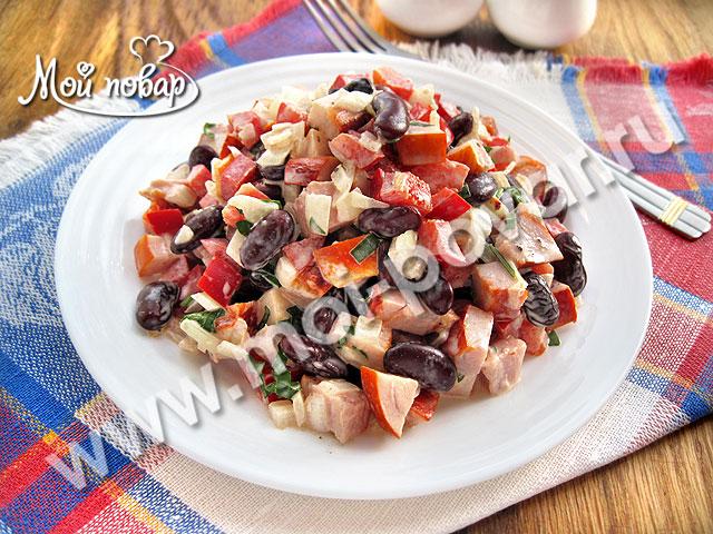 Салат с красной фасолью говядиной и 15 похожих рецептов: фото, калорийность, отзывы