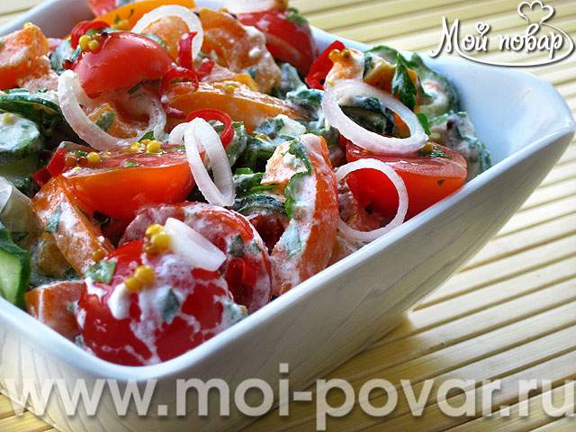 Рецепты салатов из свежих овощей